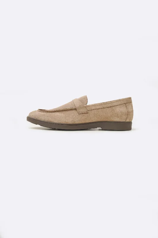 SUEDE LEATHER LOAFERS